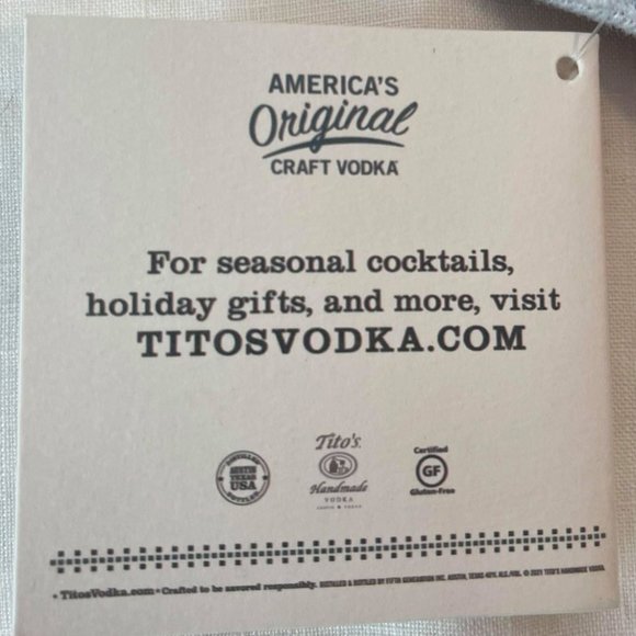 NWT 2021 Tito's Handmade Vodka Ugly Holiday Bottle Sweater - Picture 5 of 5